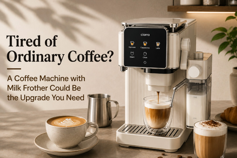 Tired of Ordinary Coffee A Coffee Machine with Milk Frother Could Be the Upgrade You Need
